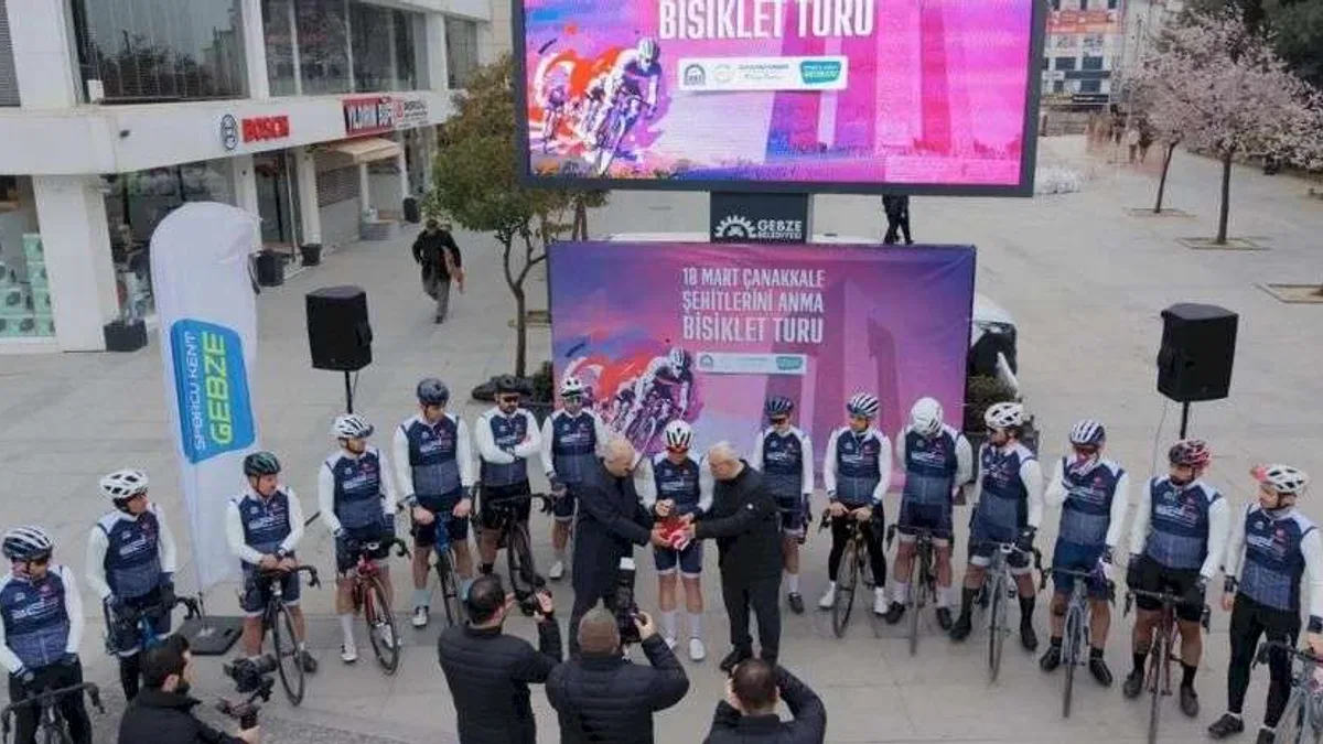 Kocaeli Gebze’den Çanakkale’ye 450 kilometrelik vefa yolculuğu