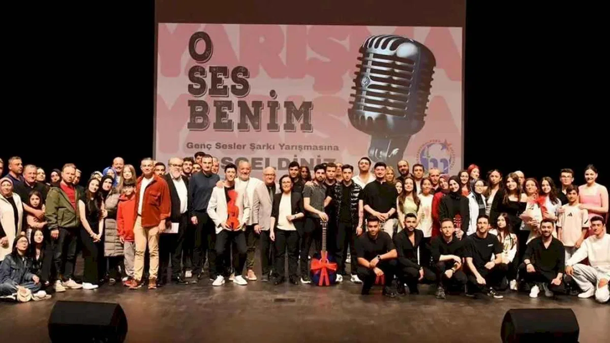 Bursa Mustafakemalpaşalı gençler “O Ses Benim” sahnesinde buluştu