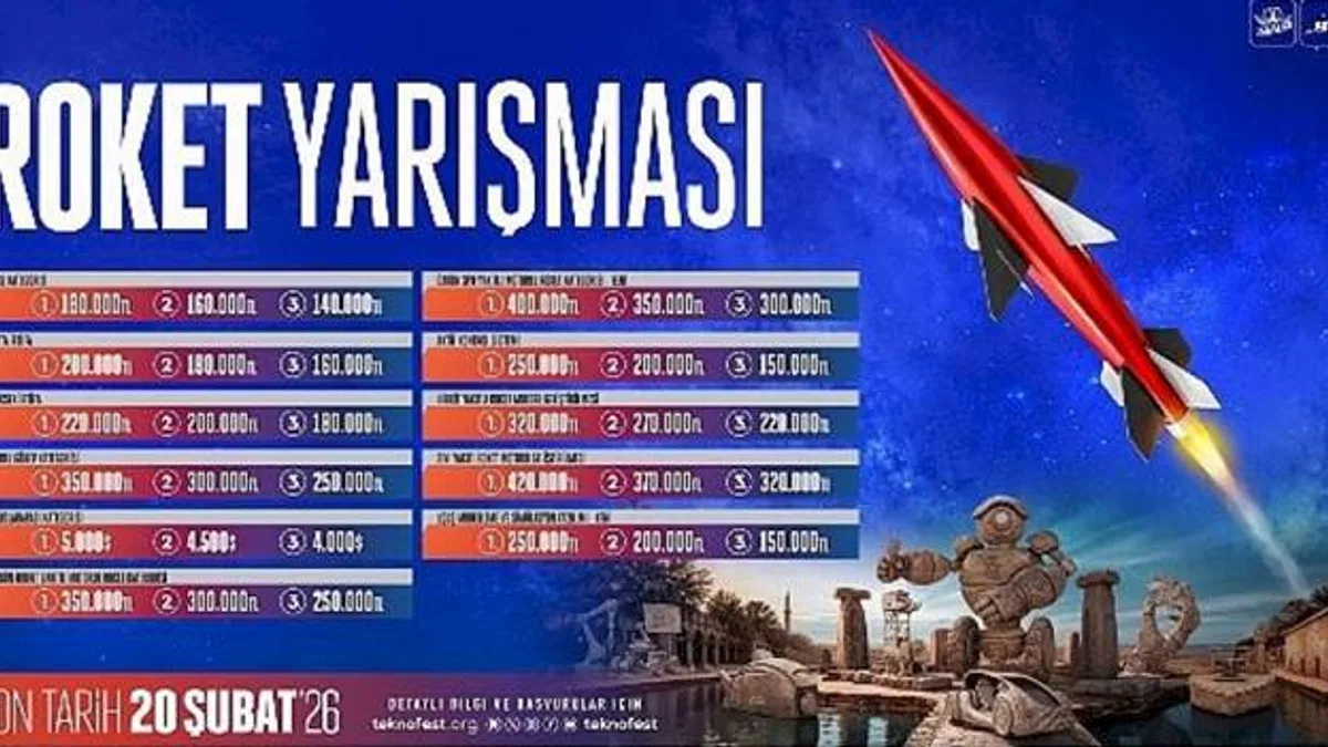TEKNOFEST'te Gökyüzüne Açılan Büyük Rekabet: Roket Yarışması 2026