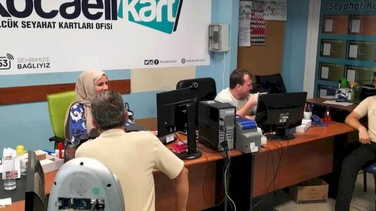 Kocaeli'de Seyahat Kart Ofisleri’nde işlemler hızlı