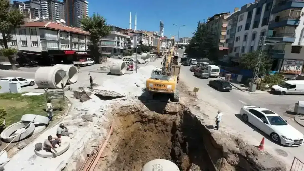 Başkent’te 40 yıllık altyapı sorunu çözülüyor