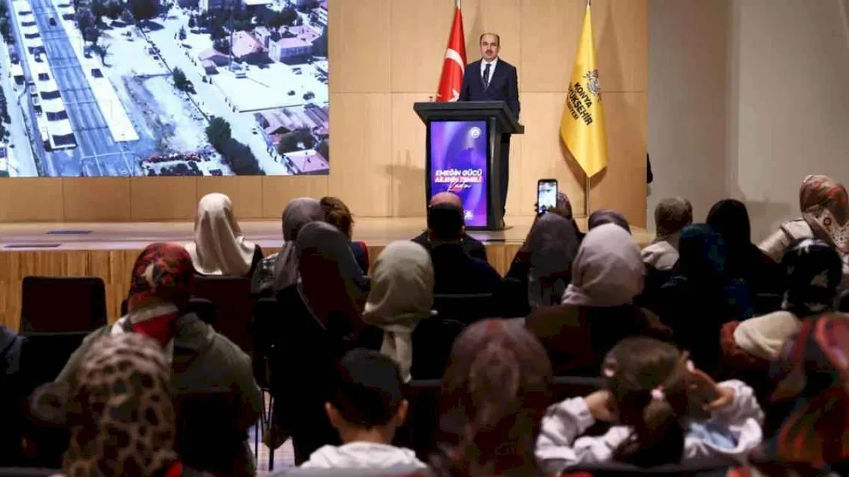 Konya'da Başkan Altay'dan kadınlara güçlü mesaj