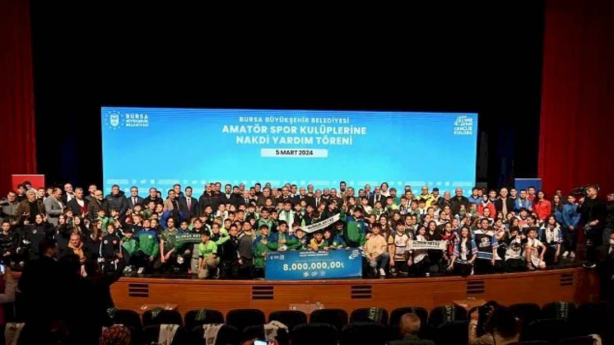 Bursa'da amatör kulüplere Büyükşehir desteği