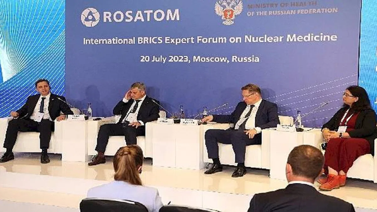 Rusya Sağlık Bakanlığı ve Rosatom'un düzenlediği BRICS Uluslararası Nükleer Tıp Uzman Forumu Moskova'da başladı