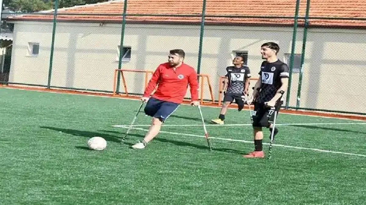 Ankara'da ampute futbola tam destek