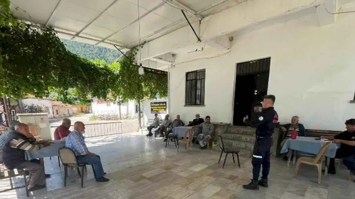 Muğla'nın kırsal mahallelerine yangın eğitimi
