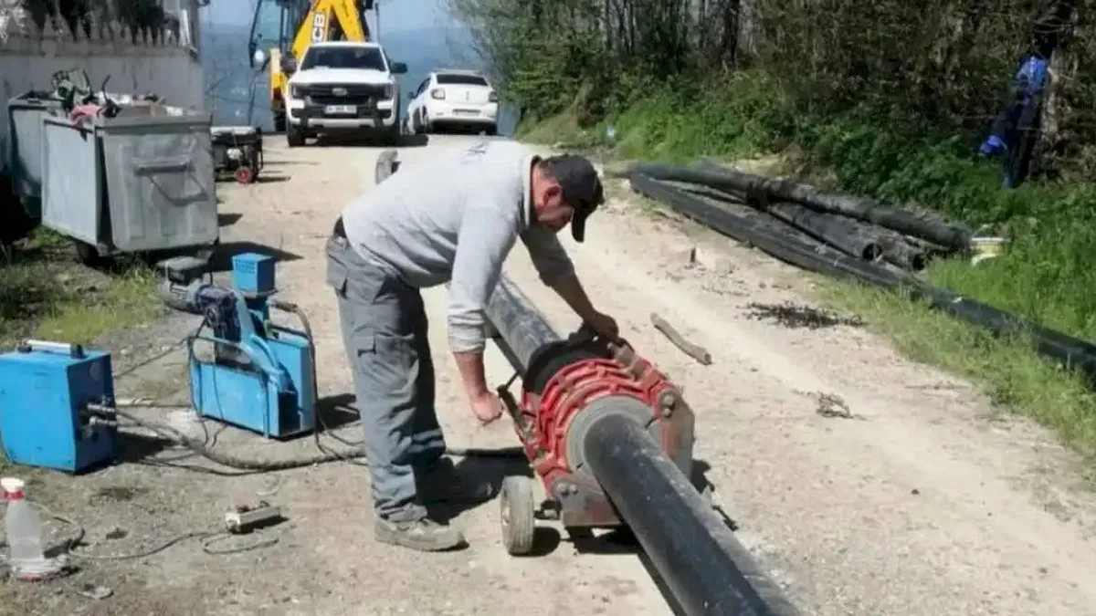 Ordu'da yeni içme suyu hattı sevinci