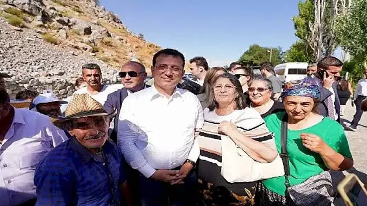 Tunceli'de Ekrem İmamoğlu Coşkusu