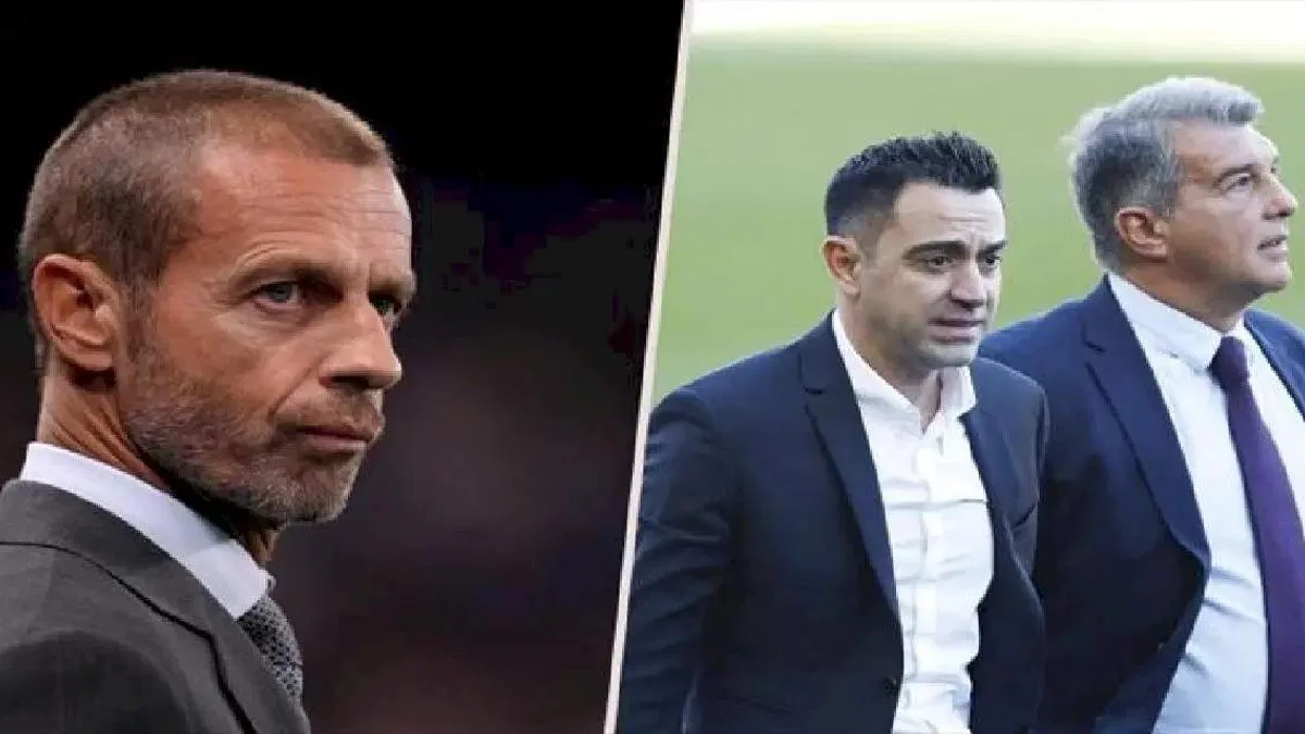 UEFA Başkanı açıkladı! Barcelona'ya men cezası yolda...