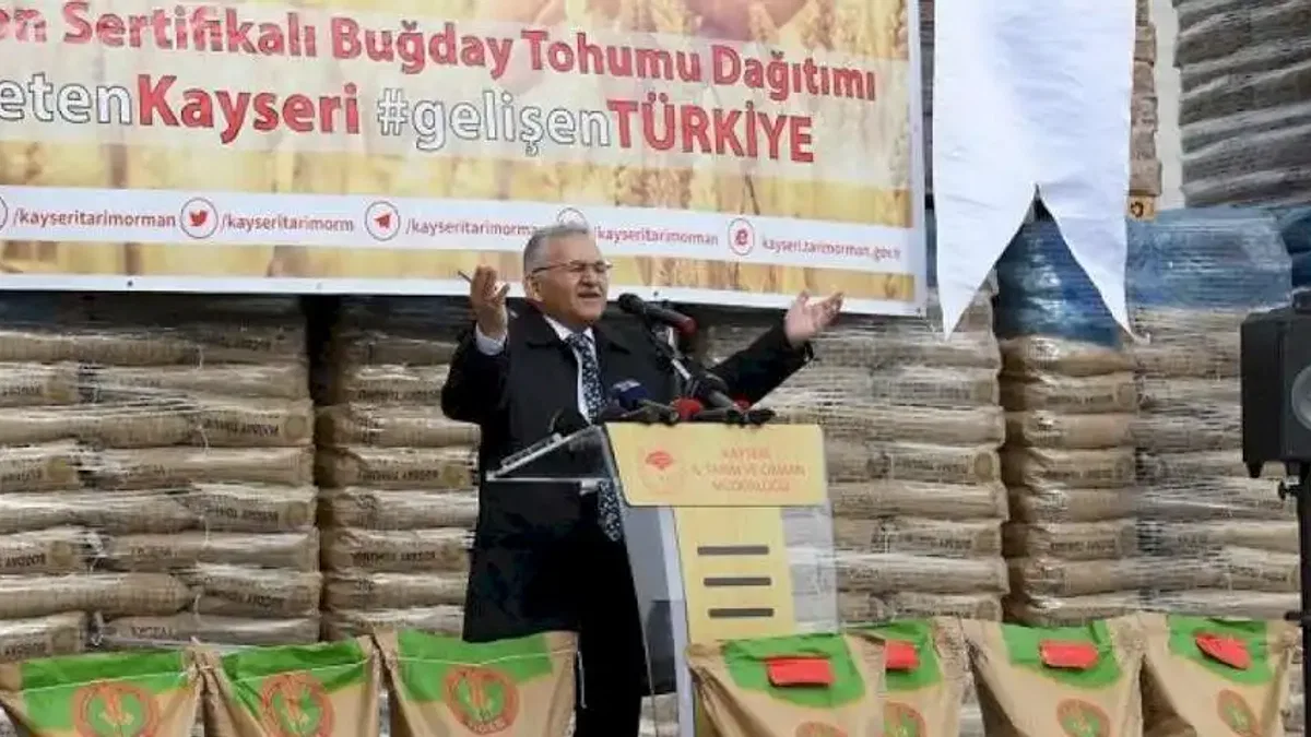 Kayseri Büyükşehir'den tarıma büyük destek