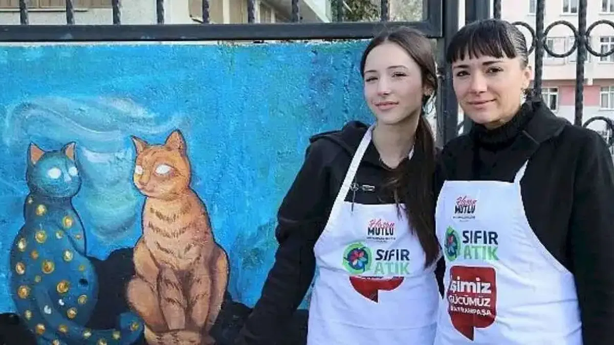 Bayrampaşalı öğrenciler, 'can dostlarımız' için resim yaptı