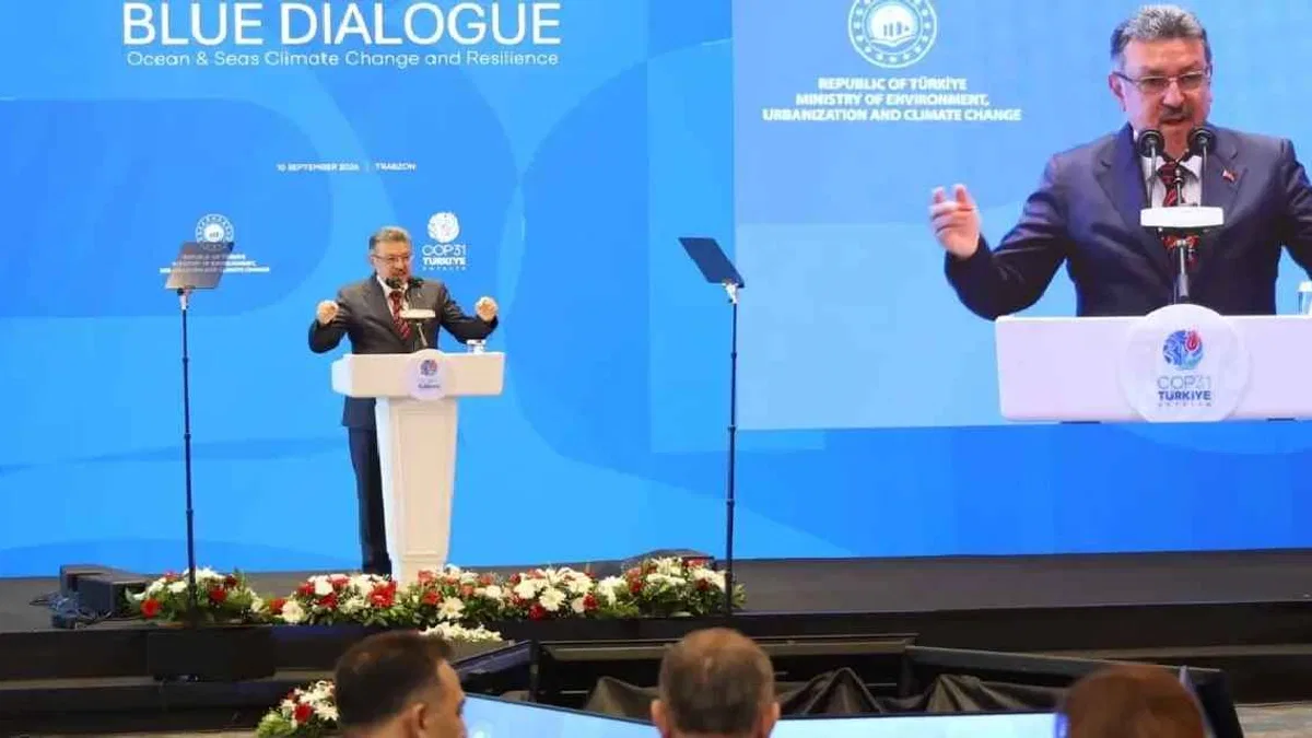 Denizlerde iklim değişikliği Trabzon'da masaya yatırıldı
