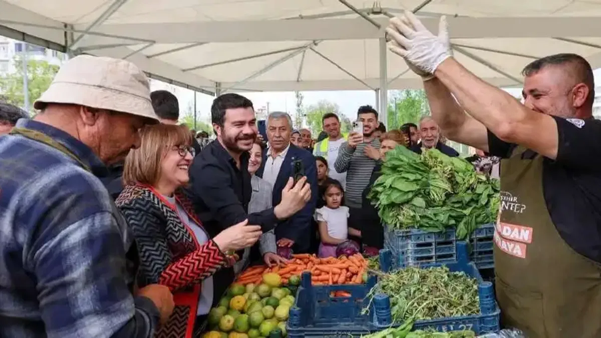Gaziantep’te ‘Haydi Tarladan Sofraya’ pazarı hizmete başladı