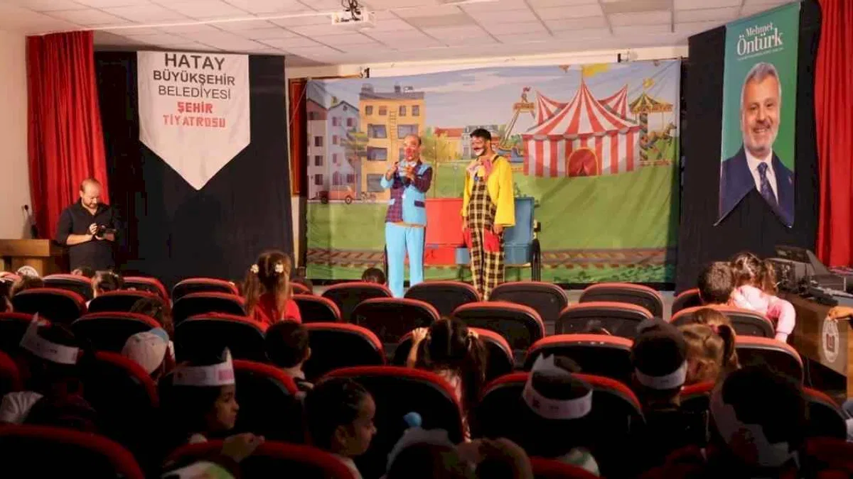 Hatay Şehir Tiyatrosu miniklere hizmet ediyor