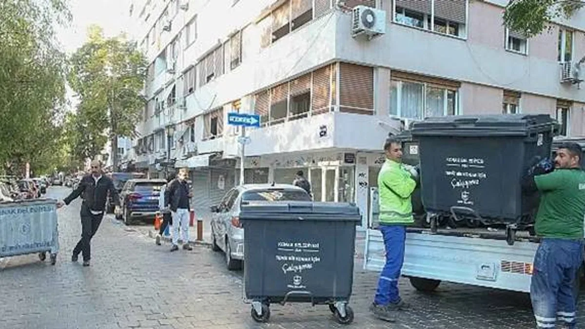 Daha temiz bir Konak için konteyner harekatı