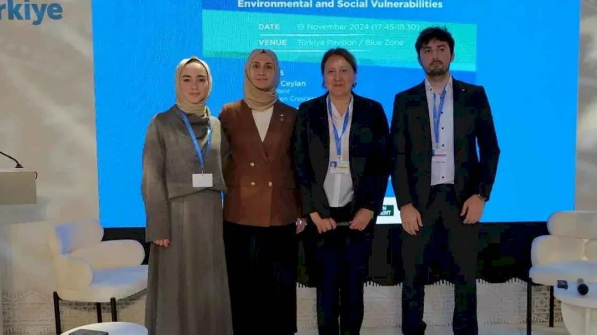 Yeşilay'dan COP29'da yan etkinlik