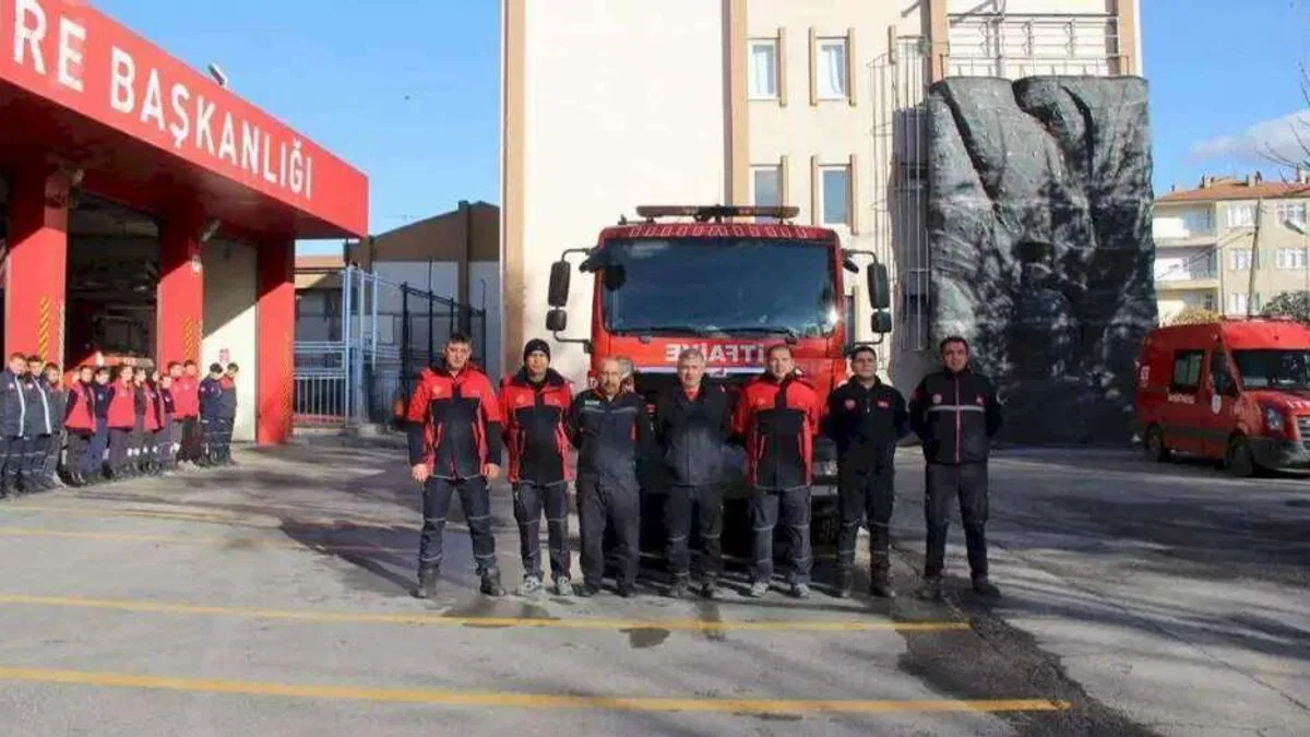 Kayseri itfaiyesi Kırıkkale'ye yardıma koştu