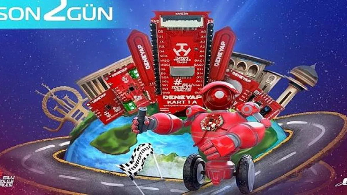 TEKNOFEST Deneyap Kart Robolig Yarışmasına Başvuru İçin Son 2 Gün!
