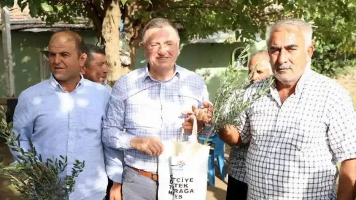 Hatay'da 50 bin çiftçiye meyve fidesi