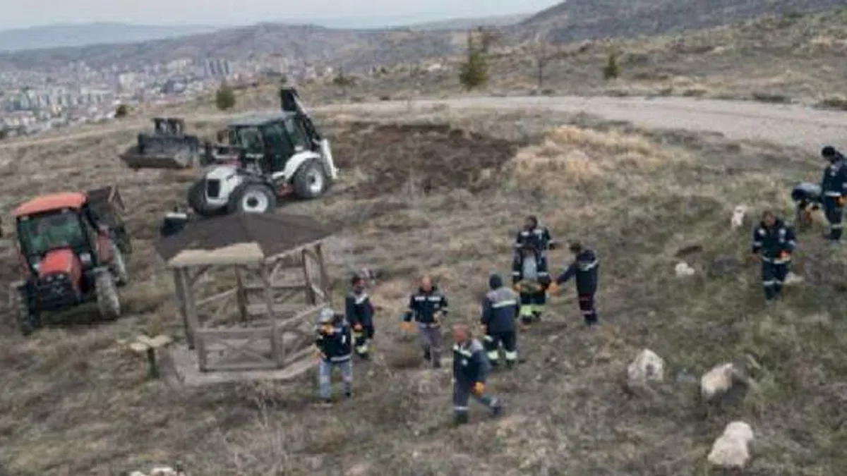 Nevşehir Kent Ormanı yenileniyor