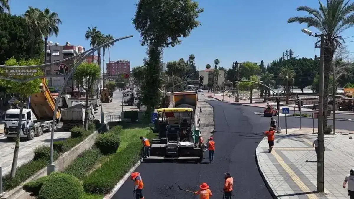 Mersin'de Tarsus trafiğine nefes aldıran kavşak düzenlemesi