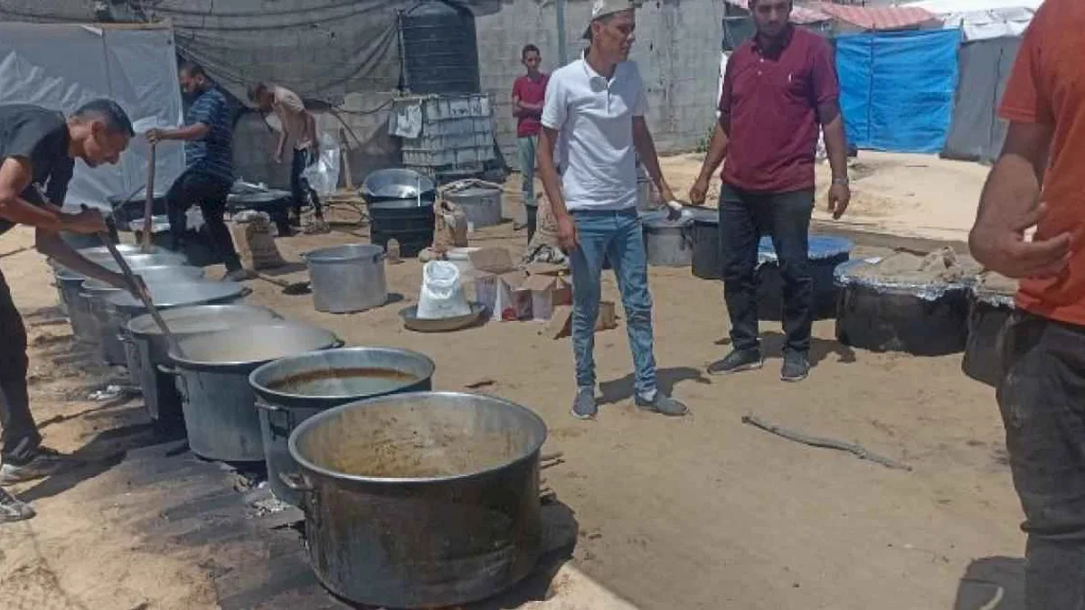 Türk Kızılay, Gazze'de 'sıcak yemek' dağıtımına yeniden başladı