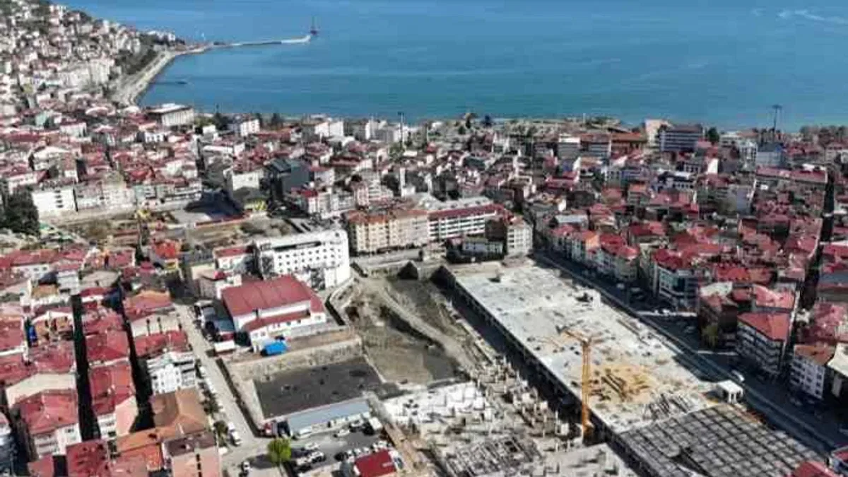 Ordu’da Millet Bahçesi 2000 araçlık otoparkla yükseliyor