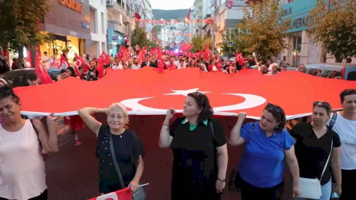 30 Ağustos Zafer Bayramı Gemlik'te coşkuyla kutlandı!