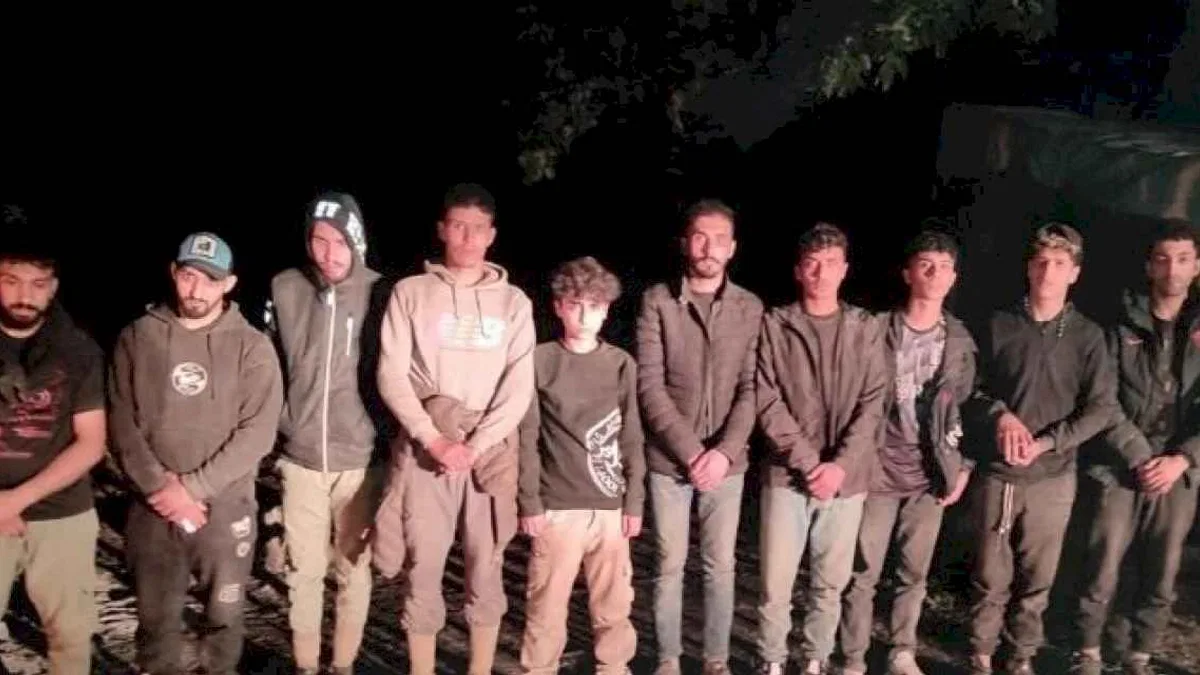 Lalapaşa'da 10 göçmen yakalandı