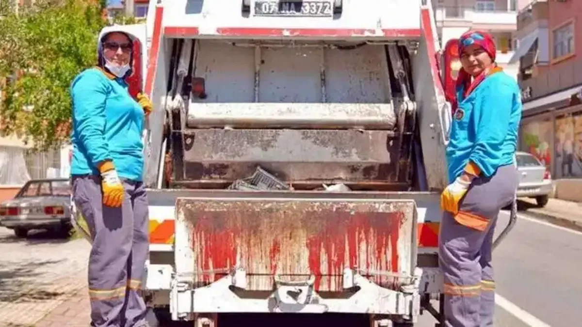 Şehrin temizliğine kadın eli değdi