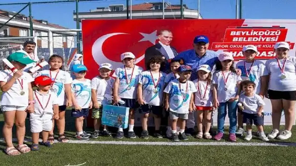 Beylikdüzü'nde yaz spor okullarına muhteşem kapanış