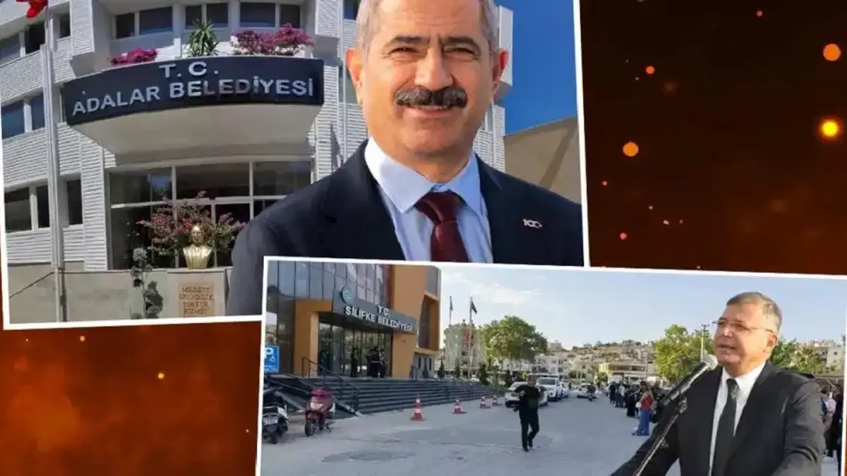 Adalar ve Silifke başkanları görevden uzaklaştırıldı
