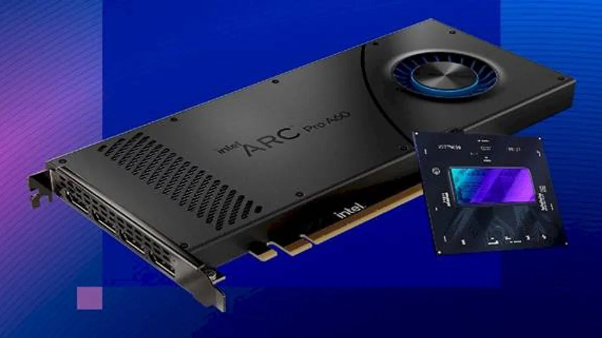 Intel Arc Pro A60 ve Pro A60M GPU’lar Piyasaya Sürülüyor