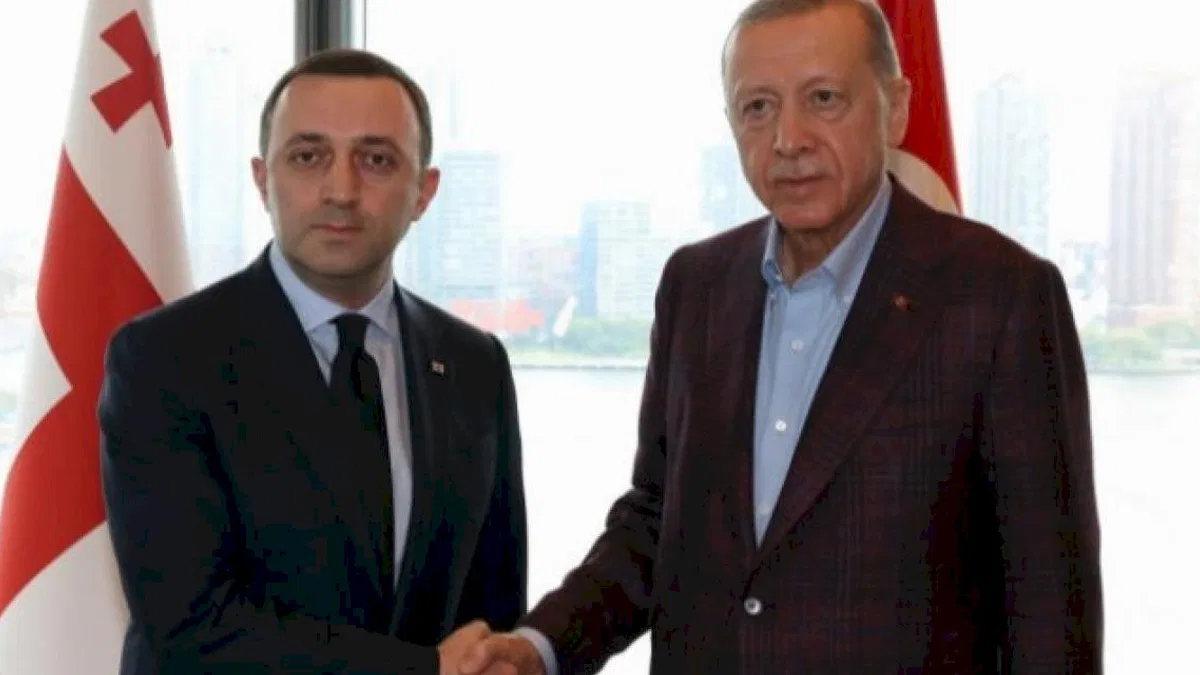 Gürcistan Başbakanı Garibaşvili'yi Türkevi'nde kabul etti