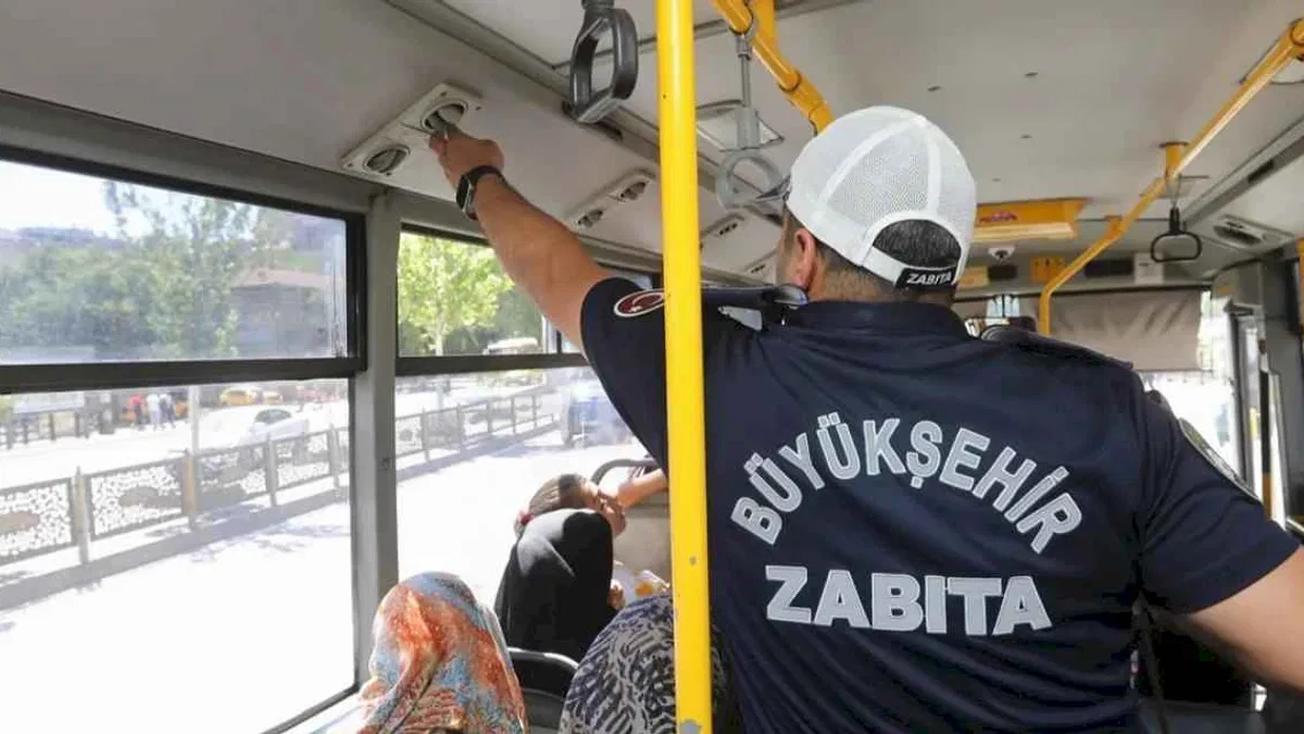 Gaziantep’te toplu taşımaya serinlik denetimi