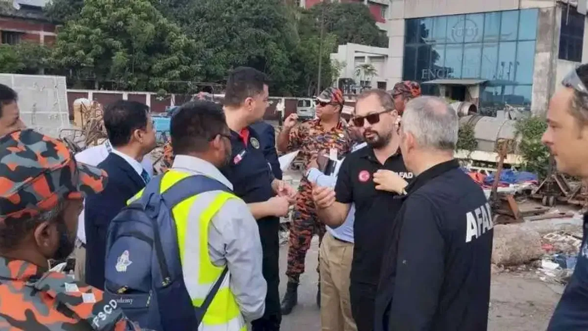 Kocaeli İtfaiyesi'ne Bangladeş’te kritik görev
