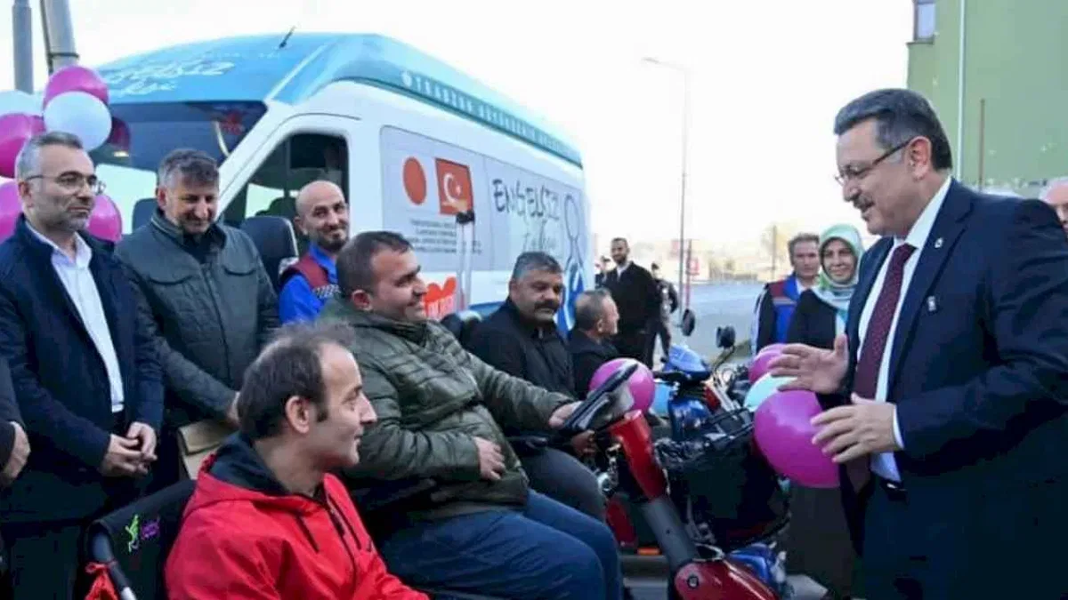 Trabzon’da ikinci engelsiz taksi hizmete girdi