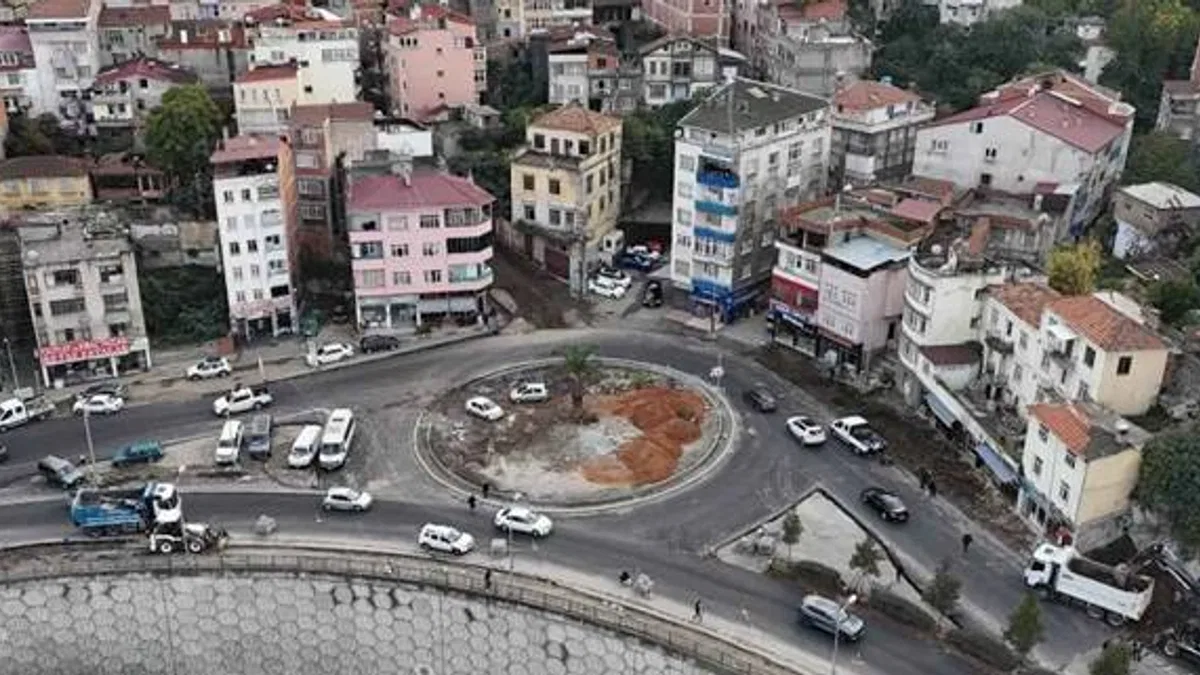 Trabzon'da Esentepe KavşağI trafiği rahatlatacak