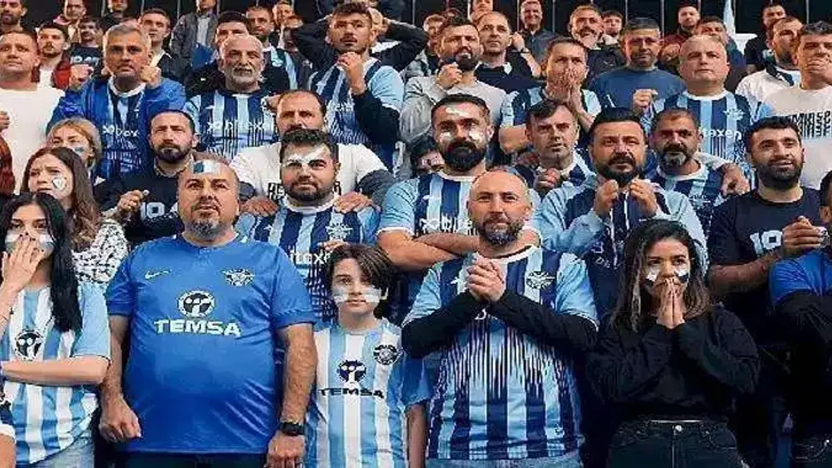 Çalışanlar kamera karşısında TEMSA, Adana Demirspor'un yanında