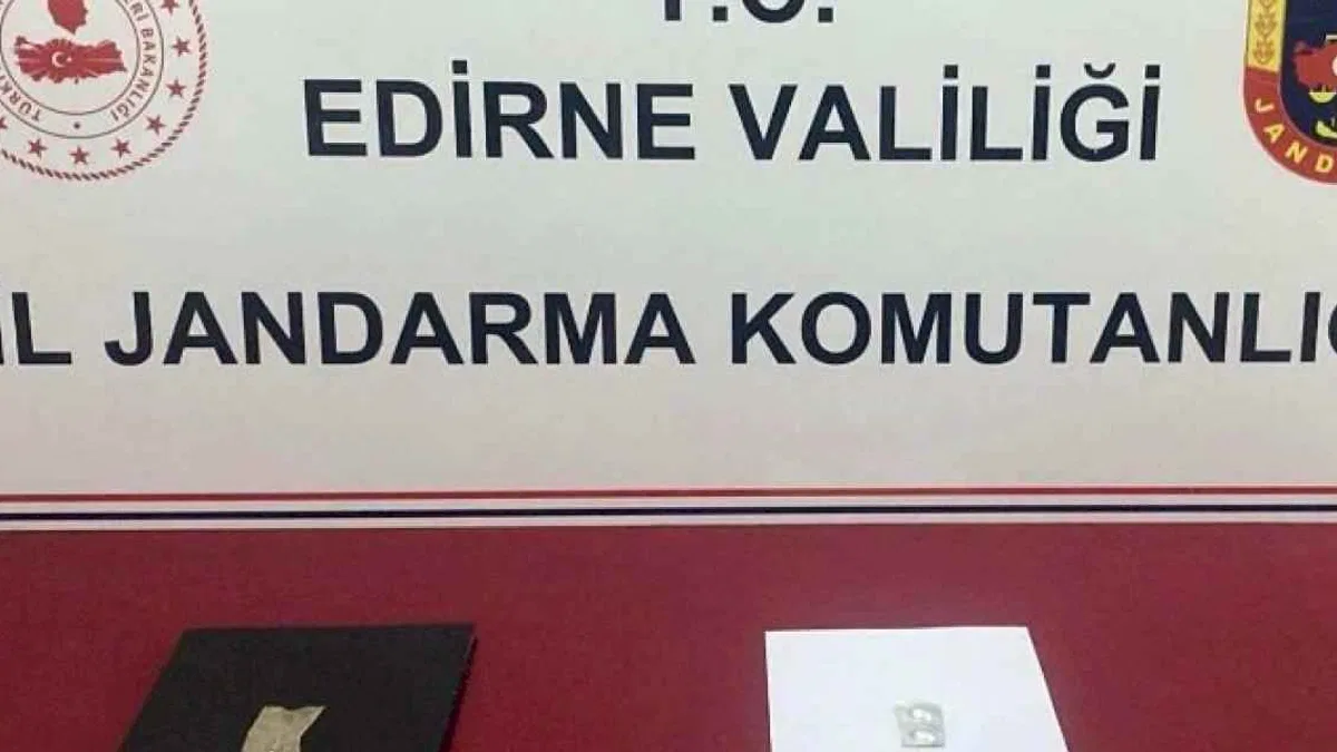 Enez'de uyuşturucu ele geçirildi