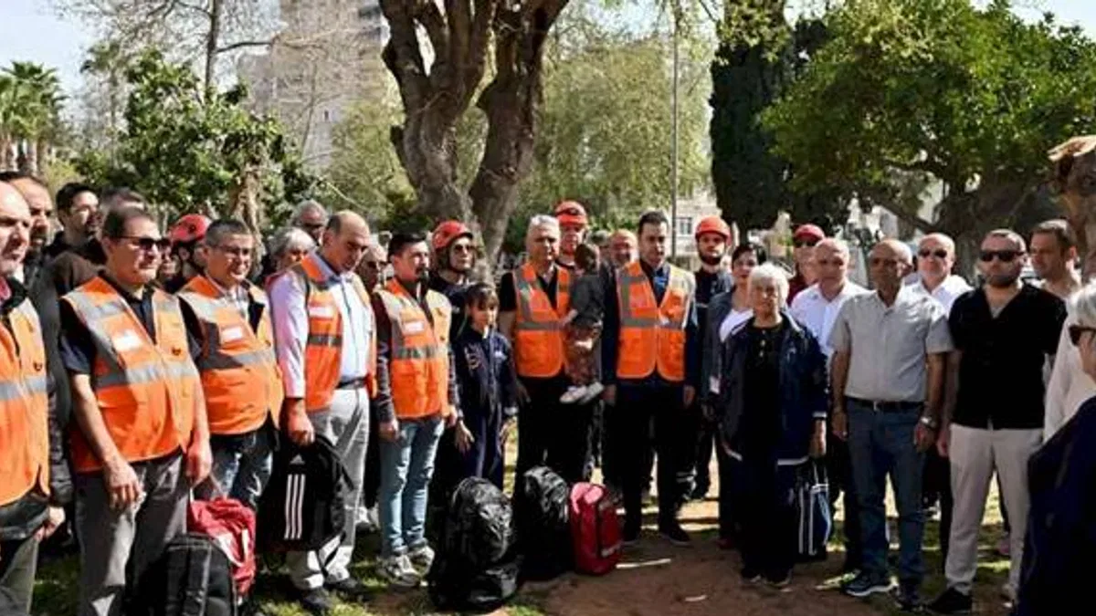 Antalya Muratpaşa’da afet tahliye tatbikatı gerçekleşti