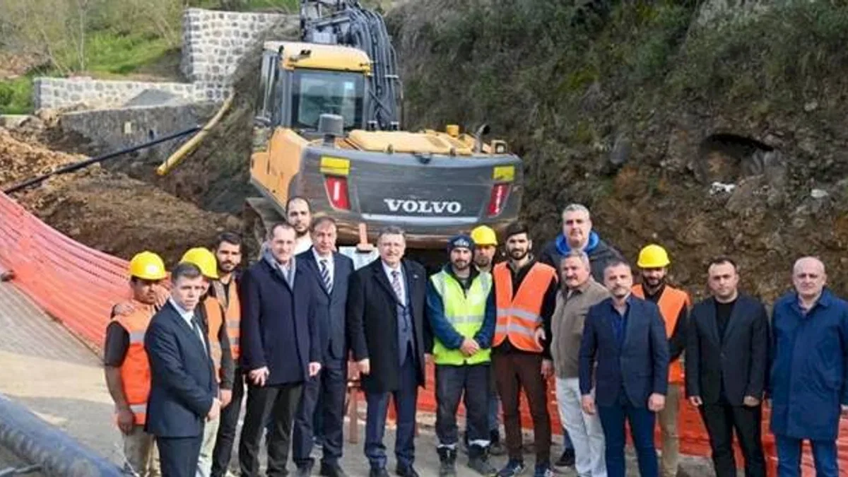 Trabzon Akçaabat’ta içme suyu altyapısı güçleniyor