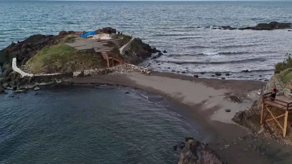 Ordu'da belediye tarihi Ayanikola Adasını turizme kazandırıyor