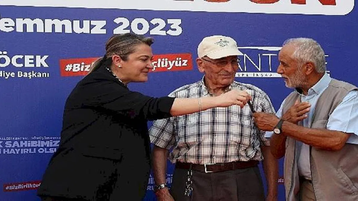 Kepez-Santral Mahallesi'nde anahtar heyecanı