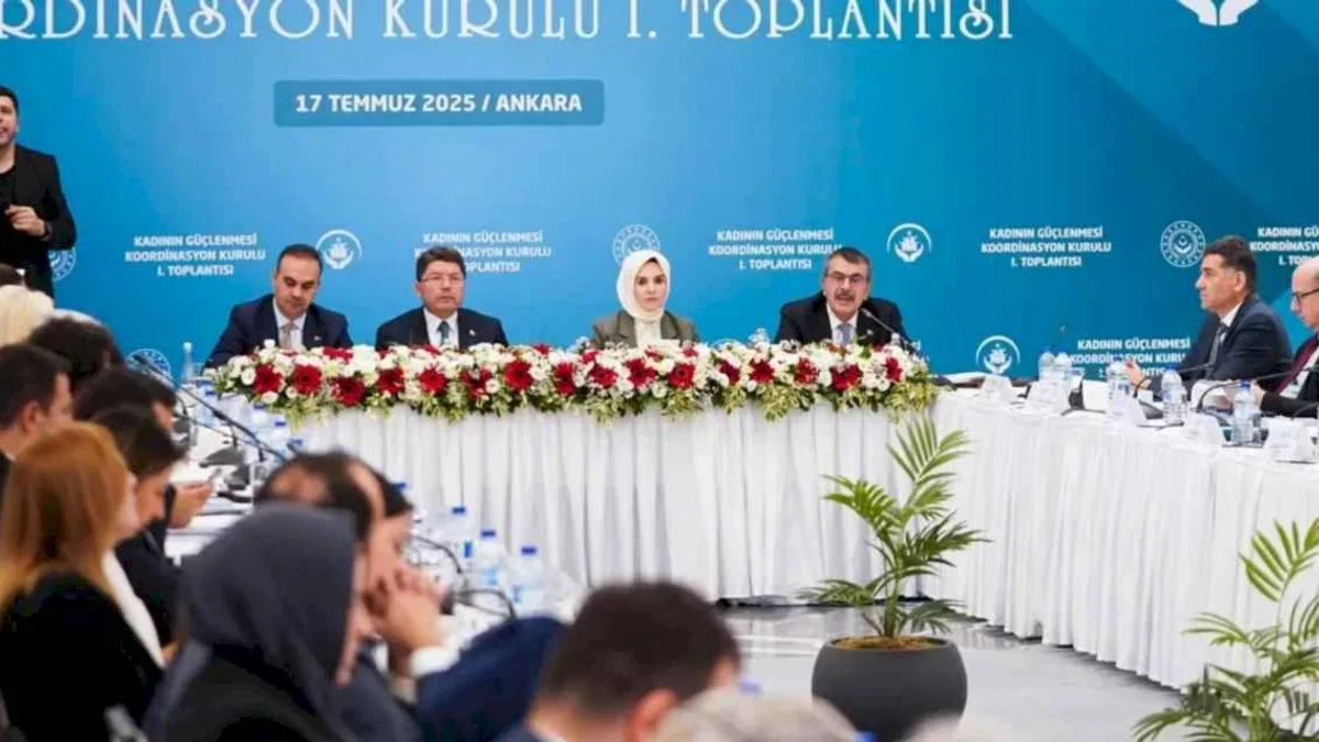 Kadının Güçlenmesi Koordinasyon Kurulu ilk toplantısını yaptı