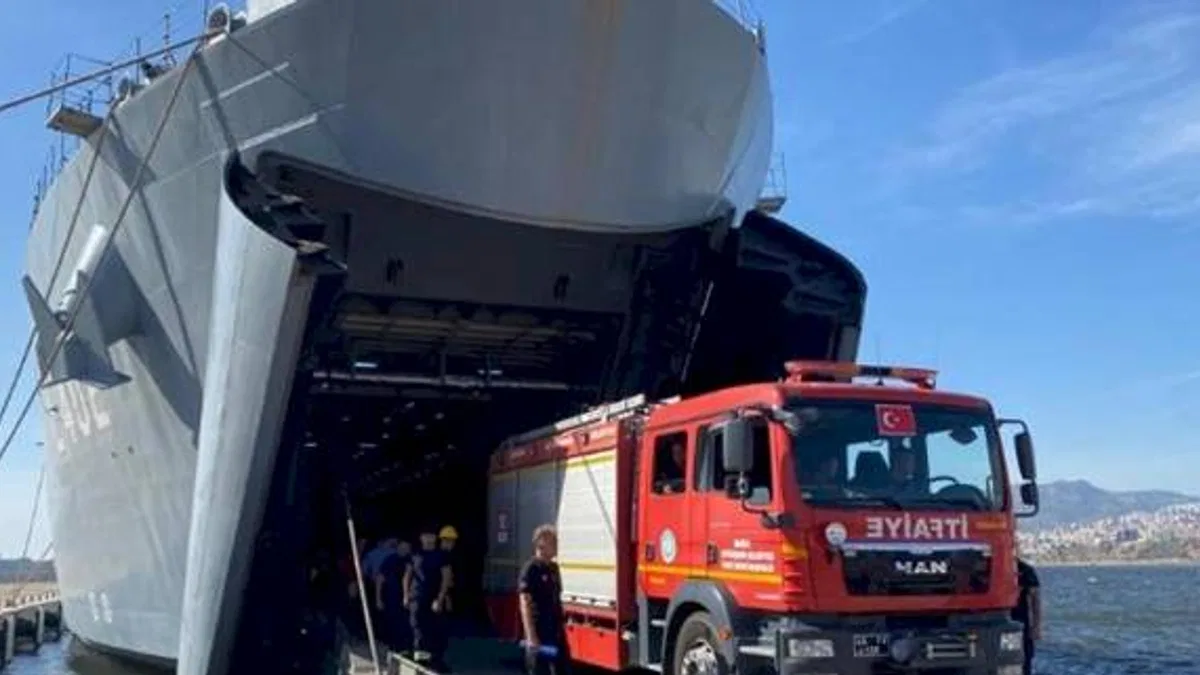 Manisa İtfaiyesi'ne Libya görevi
