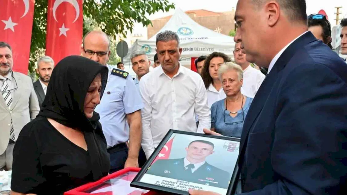 Şehit Fikret Mangura vefatının 7. gününde dualarla anıldı