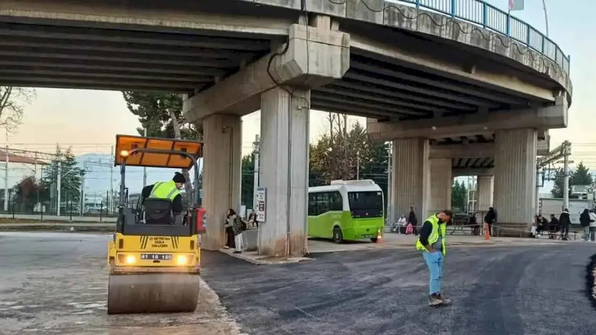 Kocaeli Batı Terminali'ndeki durak alanı genişletildi