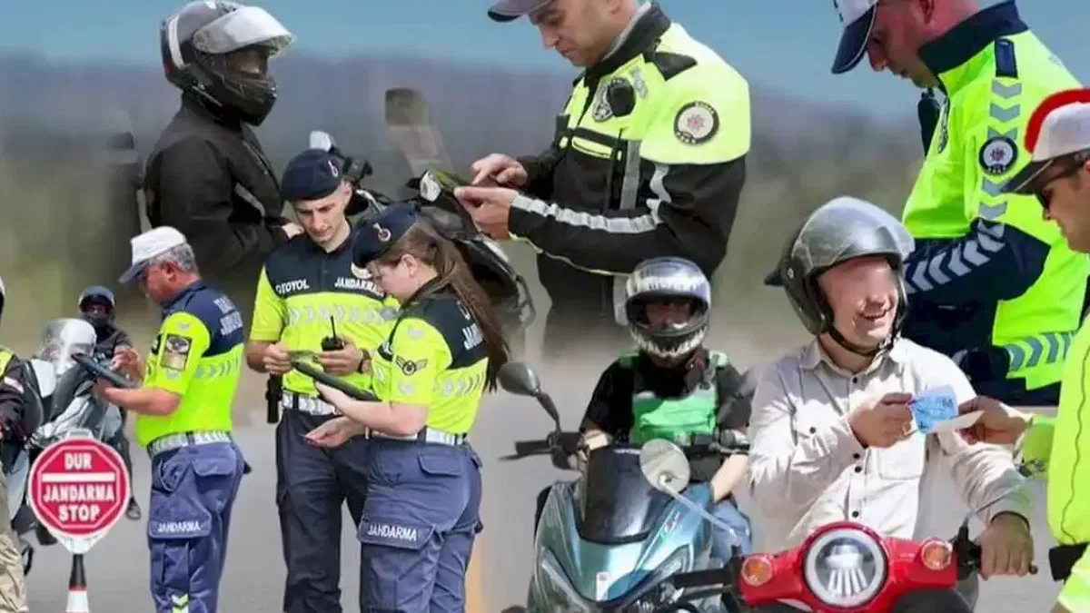 5,5 ayda 'kask'tan 475 bin sürücüye işlem!