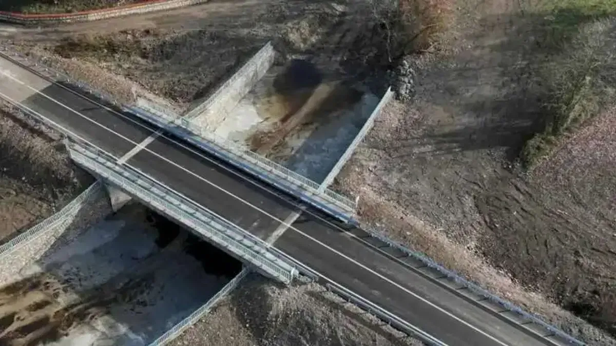 Tatarahmet-Bulduk köprüsü hizmete açıldı